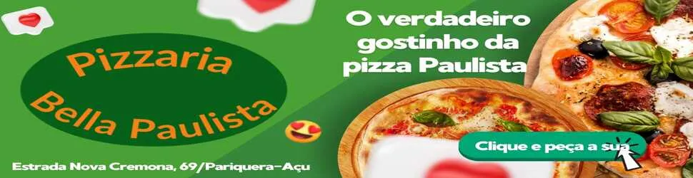 PIZZARIA BELLA PAULISTA - SUPER BANNER TOPO