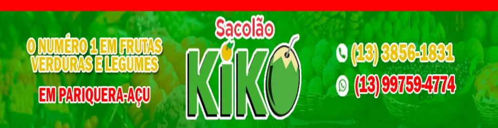 SACOLÃO KIKO - SUPER BANNER TOPO 