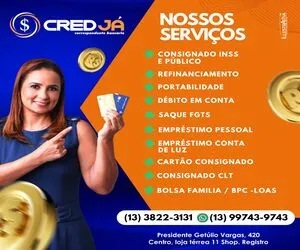 CRED JÁ - RETANGULO MEDIO