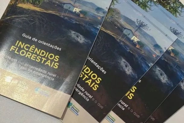 Corpo de Bombeiros de SP cria guia sobre prevenção a incêndios em áreas rurais