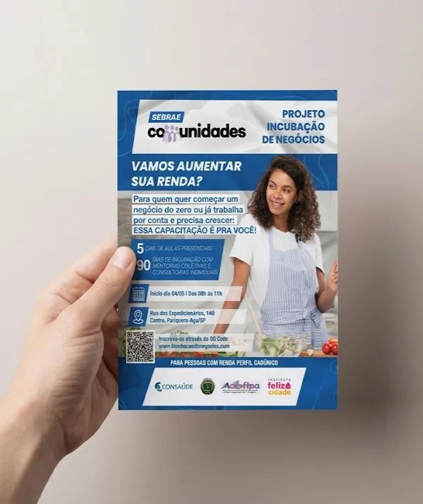 SEBRAE E INSTITUTO FELIZ CIDADE LANÇAM INCUBAÇÃO EM PARIQUERA