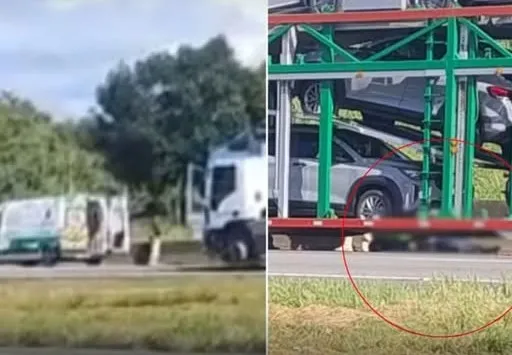 CICLISTA MORRE ATROPELADO NA RÉGIS BITTENCOURT EM REGISTRO