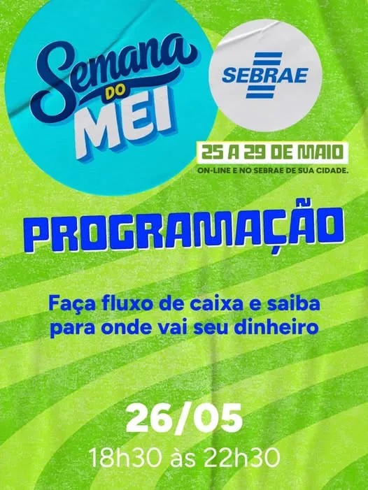 SEBRAE PROMOVE OFICINA GRATUITA SOBRE FLUXO DE CAIXA EM PARIQUERA-AÇU
