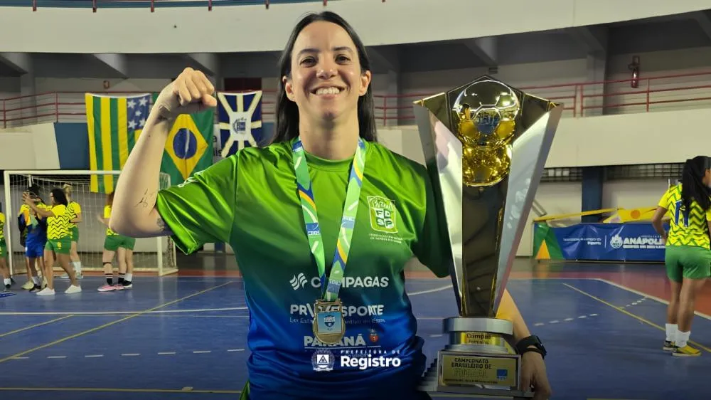 Atleta de Registro conquista tricampeonato brasileiro de futsal de surdos